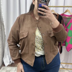 Bomber gamuza